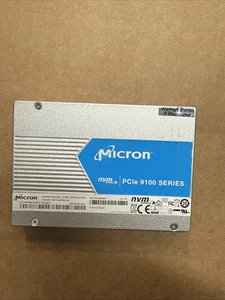 Micron 9100 Pro 3.2TB 2.5" NVMe PCIe Internal U.2 SSD MTFDHAL3T2MCE - Picture 1 of 2