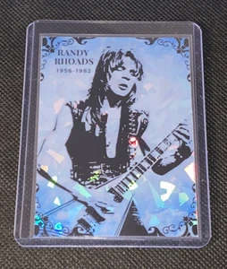 Randy Rhoads Custom Holofoil Refractor Commemorative Trading Card Ozzy Osborne - Bild 1 von 3