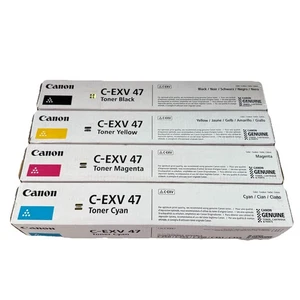 Set toner originale Canon C-EXV 47 - nero, ciano, magenta, giallo sigillato nuovo - Foto 1 di 4