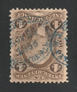 Scott # R20c, Used, VF, 4¢ Inland Exchange, Paymaster, NY Central RR, Albany, NY - Picture 1 of 3