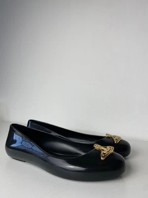 Vivienne Westwood Anglomania Melissa Flat Ballet Jelly Black Shoes Size 39 - Image 1 of 4