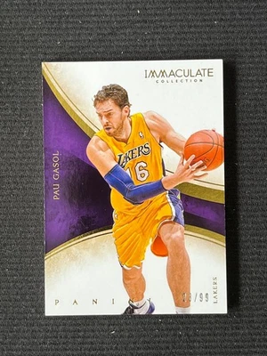 Pau Gasol 2013-14 Panini immaculate Base /99 #56 - Image 1 of 2