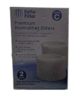 Fette Filter E* Humidifier Filter Honeywell HCM HEV Model HC14V1/ FF1037 2 Pack - Picture 1 of 6