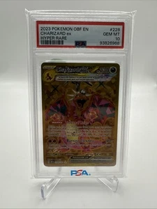 Charizard ex 228/197 Sv03: Obsidian Flames Holo Hyper Rare PSA 10 GEM POKEMON - Bild 1 von 2
