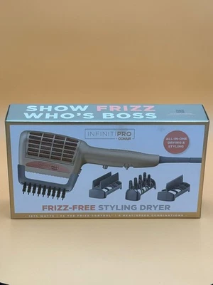 INFINITIPRO BY CONAIR 4-in-1 Frizz Free Styling Hair Dryer, 1875W Brand New - Image 1 of 4