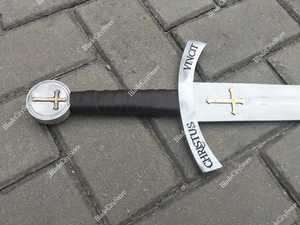 Handmade Faithkeeper The Accolade Sword of the Knights Templar  Medieval Sword - Bild 1 von 7