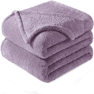 Blanket Super Soft Warm Fleece Plush Throw Blanket for Bed Sofa King Queen Twin - Image 1 of 4