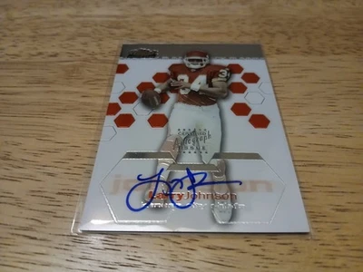 2003 Topps Finest LARRY JOHNSON Rookie Auto #'d 710/999. RC. Autograph. Chiefs. - Image 1 of 4