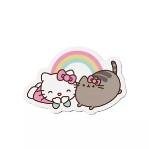 Süße Pusheen & Hello Kitty gestanzte Magnete, bunte Kühlschrankdekoration, Kawaii Geschenke - Bild 1 von 4