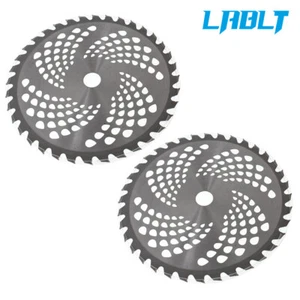 LABLT 2 Pack 9" x 36T Carbide Tip Brush Blades – For Cutter, Trimmer, Weed Eater - Picture 1 of 7