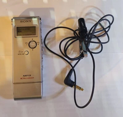 Sony Stereo Digital Audio Recorder MP3 /w Microphone ICD-UX70  Tested Works Well - Image 1 of 4