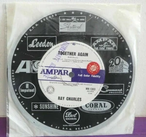 RAY CHARLES Together Again PROMO 45 AUSTRALIAN 7 NM!  MK-1303 - Picture 1 of 3
