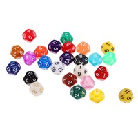 25 Stücke 12 Seitige D12 Würfel für Dungeons and Dragons DND RPG MTG