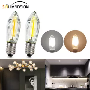 E10 Filamento LED Home Light Salón Iluminación Interior 110V 220V Blanco/Blanco Cálido - Imagen 1 de 11