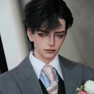 Bambola 1/3 BJD resina articolazioni a sfera bambola nuda uomo bello occhi maschili viso trucco regalo - Foto 1 di 12