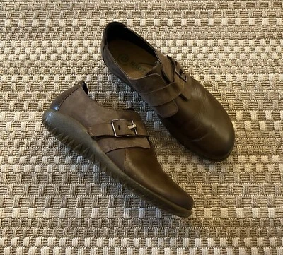 NAOT Tane Pecan Marrón Cuero Hebilla Mocasines Zapatos Confort 40/9 Foto 1 de 4
