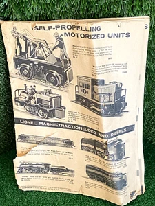 Vintage 1963 LIONEL Trains Catalog - Very Rough Condition - Picture 1 of 3