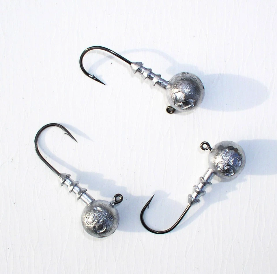 Mustad Big Game Jig-Köpfe 35+50+75 +100 Gramm, Norwegen, Dorsch, Gummifisch - Bild 1 von 1