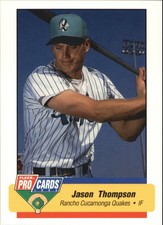 1994 Rancho Cucamonga Quakes Fleer/ProCards #1647 Jason Thompson