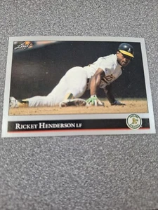 1992 Leaf - Rickey Henderson #116 - 2 copies L365 - Picture 1 of 2