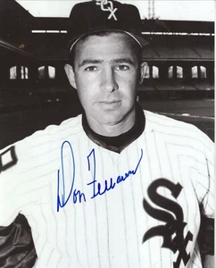 Don Ferrarese (1929-2024) Autogramm Chicago Sox Hochglanz 8x10 s/w Foto - Bild 1 von 1
