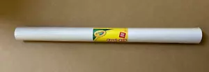 Crayola Art Easel Plain White Paper Roll 5 metre x 45cm Crafts Drawing Painting - Picture 1 of 3