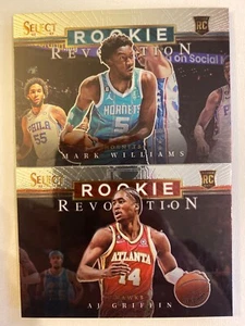 AJ Griffin 2022-23 Select Rookie Revolution Silber RC #15 & Mark Williams #25 - Bild 1 von 5