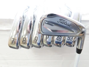 Used Titleist T350 Iron Set 6-PW,48*,53* Tensei Red Ladies Flex Graphite Shafts - Picture 1 of 8