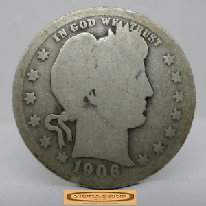 1906-O Barber Silver Quarter - #C46484NQ - Picture 1 of 2