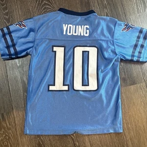 Tennessee Titans NFL Vince Young #10 Jersey Blue Youth Large - Picture 1 of 7