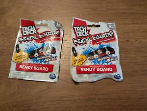 2X Tech Deck Bendy Boards Mystery Pack Rubberized Fingerboards - Picture 1 of 1