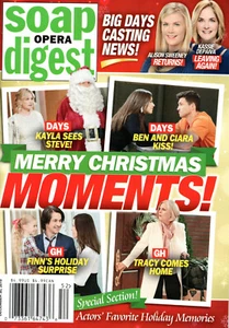 Soap Opera Digest December 30 2019 Kassie DePaiva Kyle Lowder Arianne Zucker - Picture 1 of 3