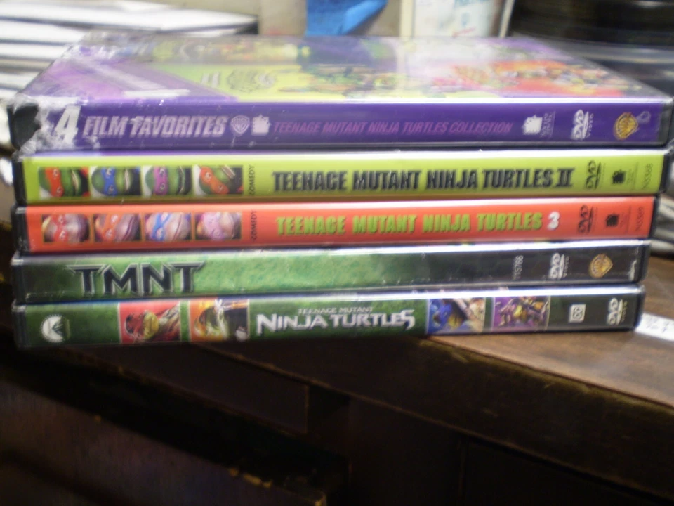 (5) Teenage Mutant Ninja Turtles TMTN DVD Lot: TMNT 1-5   All 5 Movies!! - Image 1 of 1