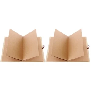 2 Pieces Fotoalbum Zum Selbstgestalten Klein Heimwerken Vater Reisen - Bild 1 von 12
