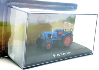 Hachette 1/43 Scale Model Tractor HL19 - 1960 Eicher Tiger - Blue - Image 1 of 4