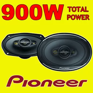 Pioneer 6x9 6x9" 900W Total Power 4-Way Car/Van Rear Deck Shelf Speakers Grills - Picture 1 of 4