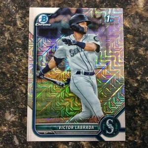 Bowman 2022 - Chrome Prospects #BCP-150 Victor Labrada 1er refractor Mojo - Imagen 1 de 2