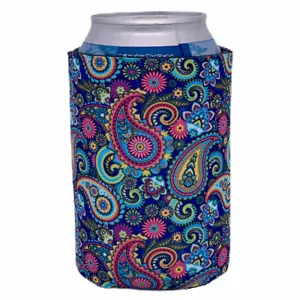 Coolie lata con patrón de cachemira; hecha en EE. UU., floral - Imagen 1 de 4