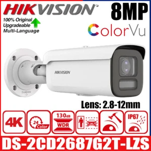 Hikvision DS-2CD2687G2T-LZS 4K 8MP ColorVu Motorize Varifocal Bullet IP Kamera - Picture 1 of 6