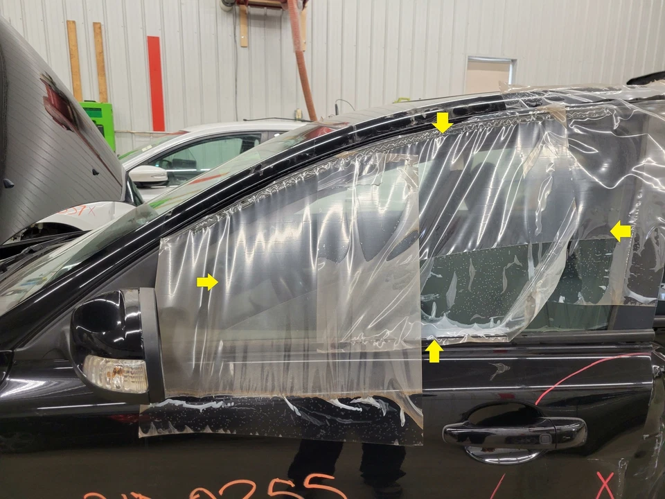 2010 VOLVO S40 DRIVER PORTA FRONTAL ESQUERDA JANELA DE VIDRO SOMENTE - Imagem 1 de 1