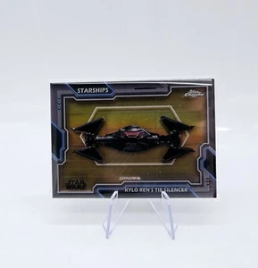 2024 Topps Chrome Star Wars Kylo Ren’s Tie Silencer Starships Gold 33/50 - Picture 1 of 2
