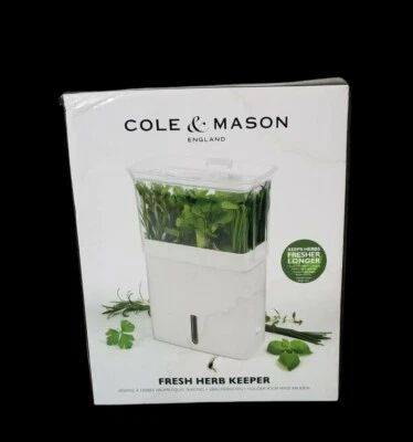 Cole & Mason England Fresh Herb Keeper New Open Box DKB Household 3 Dividers - Image 1 of 4