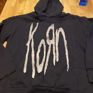 Korn Hoodie Pullover Herren L Large Sick New World Pulli Grunge Rock Goth 90s - Bild 1 von 5
