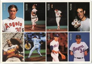 1992 Mother's Cookies Nolan Ryan No-Hitter Set - Uncut Sheet w/ original mailer - Picture 1 of 3