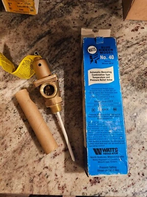 Watts 40 Temperature Pressure Safety Relief Valve 3/4" 40XL 150210 150 PSI - Image 1 of 4