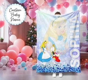 Personalized Princess Blanket, Custom Cartoon Blanket, Princess Cartoon - Picture 1 of 10