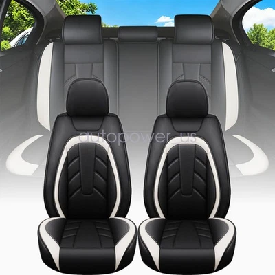 Fits Toyota Full Set Camry PU Leather Car Seat Cover Front Rear Bench Protector - Изображение 1 из 4