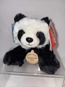 Peluche Orso Panda Wild Republic Nero Peluche Hug’ems 8” ~ Nuovo con etichetta - Foto 1 di 15