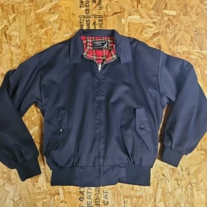 Vintage Knights Bridge Down Jacket Mens Navy Large L Coat - Picture 1 of 13