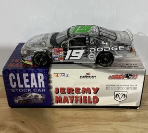 1/24 Nascar Diecast, Jemery Mayfield #19, Rare Dodge Clear Car, 2002 Action - Picture 1 of 4